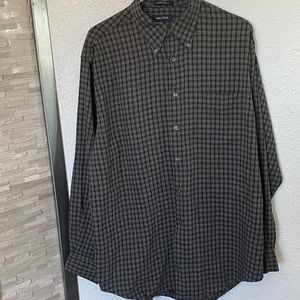 NAUTICA Plaid Long Sleeve Shirt Size Large